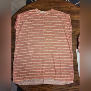 Women's Pink with yellow stripes tunic